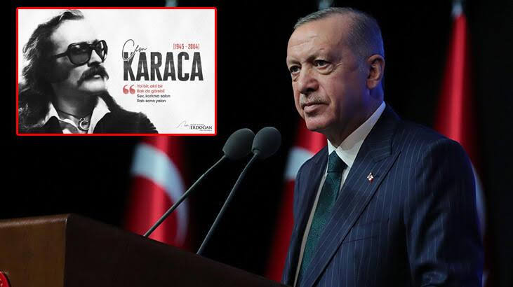 Erdoğan’a Cem Karaca sürprizi