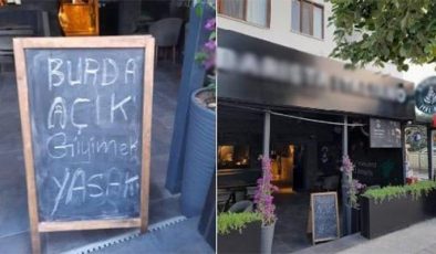 “Burada Açık Giyinmek Yasak!” yazan Kocaeli Barista İtaliano İsimli Cafe , Barista İtaliano kimin, sahibi kim?