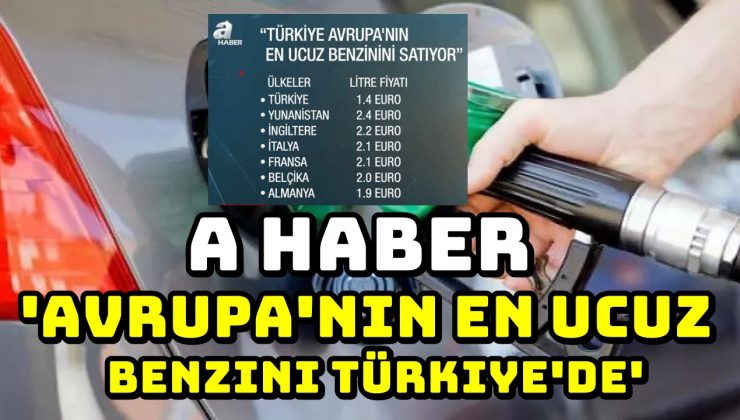 ‘Avrupa’nın En Ucuz Benzini Türkiye’de’ haberi sosyal medyada gündem oldu.
