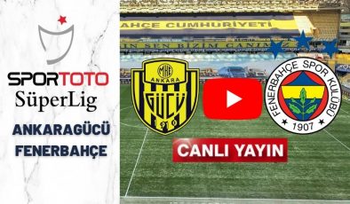 Taraftarium24 Ankaragücü Fenerbahçe maçı canlı izle Şifresiz Jestyayın