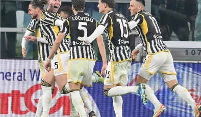 Juventus, deplasman ekibi Roma’yı 1-0’lık skorla mağlup etti.