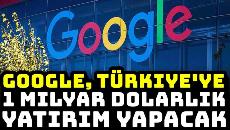 Dünyanın en büyük teknoloji şirketlerinden biri olan Google, Türkiye’ye 1 milyar dolarlık yeni yatırım yapacağını duyurdu.