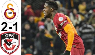 Özet: Galatasaray 2-1 Gaziantep maç özeti ve golleri izle Bein Sport youtube Gs Antep maçı sonucu