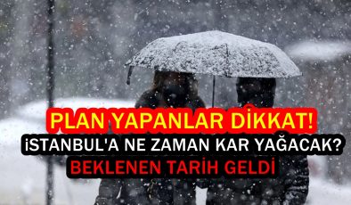 Plan yapanlar dikkat! İstanbul’a kar ne zaman yağacak? Beklenen tarih geldi
