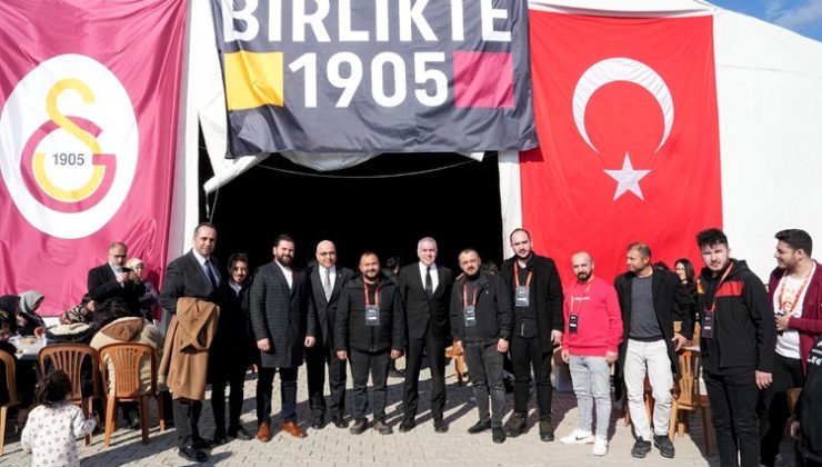Galatasaray Başkanı Dursun Özbek ve Yönetim Kurulu Kahramanmaraş’ta Deprem Anma Töreni’nde